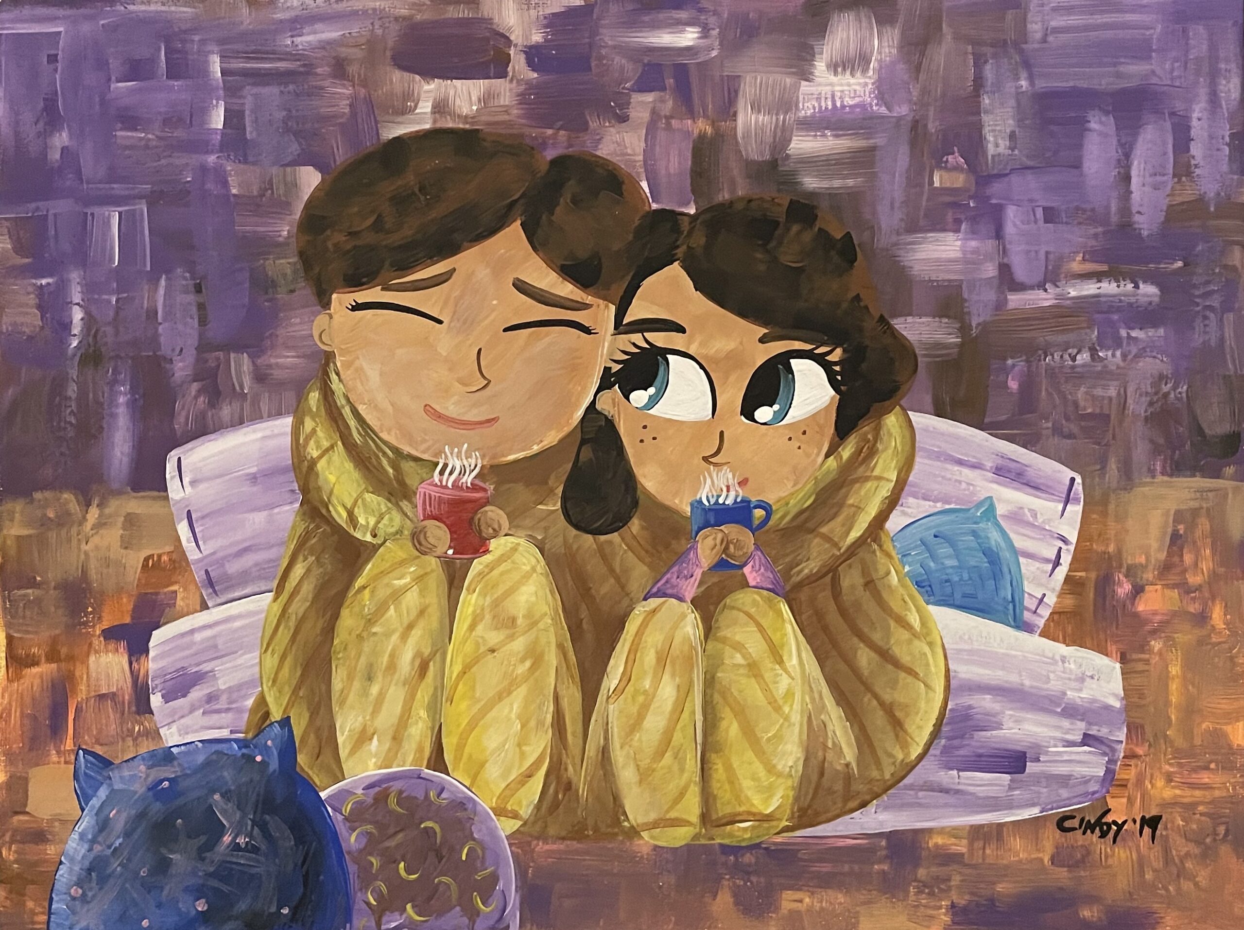 Cozy - 2019 - Acrylic Painting