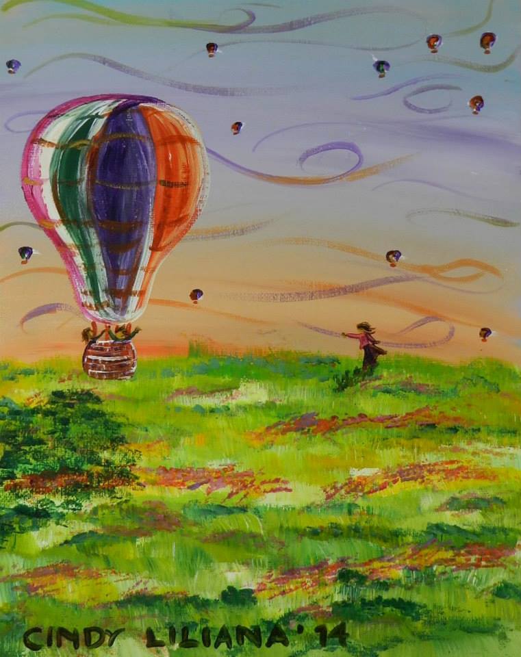 Flying Around - 2014 - Acrylic Painting