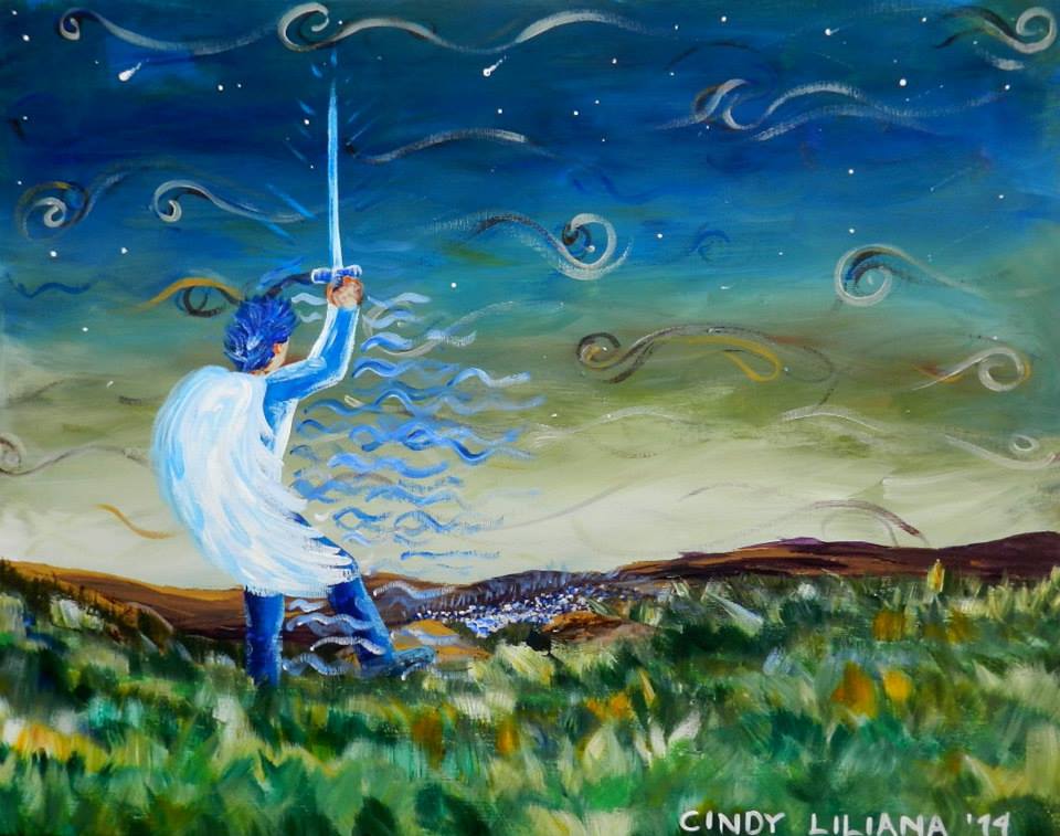 Guerrero de Luz - 2013 - Acrylic Painting