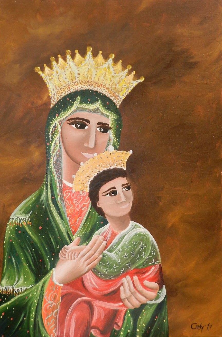 Jesus and Mary - 2017 - Oil Painting
