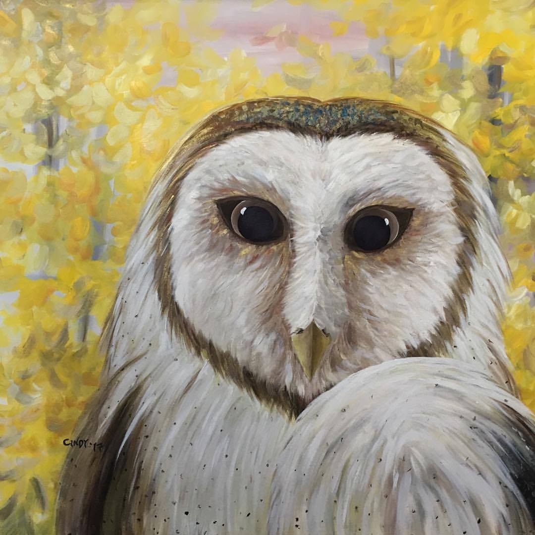 Owl  - 2017 - Oil Painting